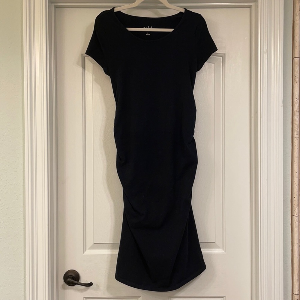 ✨HP✨ Isabel Maternity Body-Con Black Dress- Medium